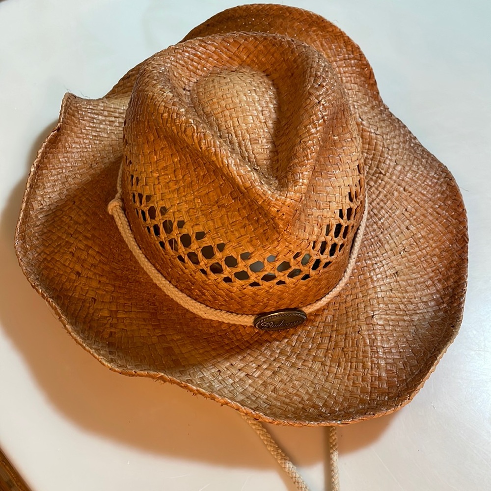 Budweiser-branded straw cowboy hat NOW available!!!